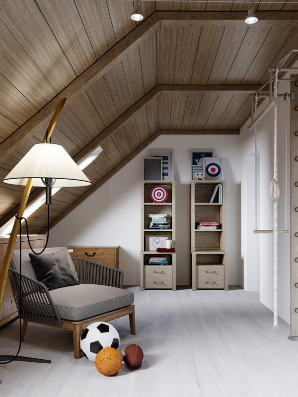 armchair-with-floor-lamp-bookcase-childrens-stairs-wall-childrens-room-on-the-attic-3d-rendering_1